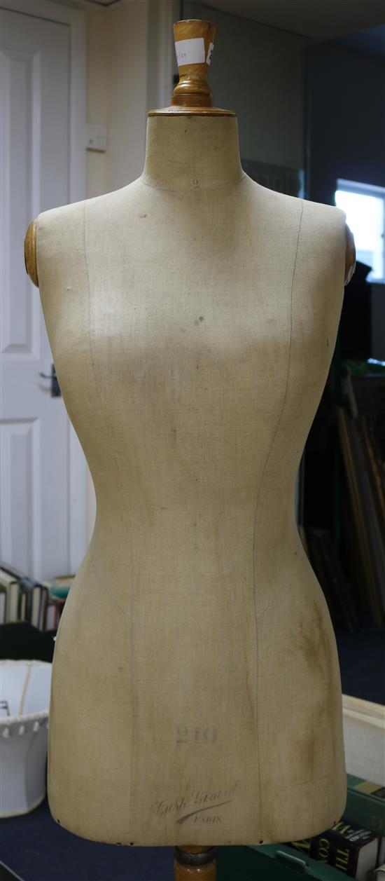 A dressmakers dummy, height 61in.